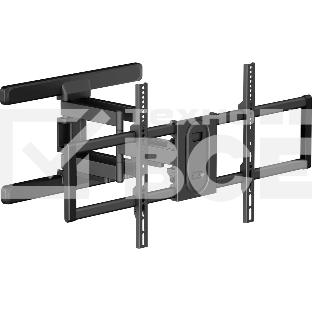 Кронштейн для телевизора Ultramounts UM970 черный 95'-120' макс.60кг настенный поворот и наклон