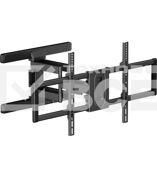 Кронштейн для телевизора Ultramounts UM970 черный 95'-120' макс.60кг настенный поворот и наклон