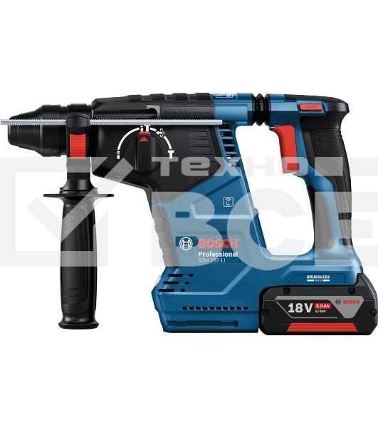 Перфоратор Bosch GbH 187-LI патрон:SDS-plus уд.:2.4Дж аккум. (кейс в комплекте)