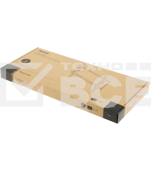 Кронштейн для телевизора Hama R1 118161 черный, 32'-65' макс. 30 кг, настенный, наклон