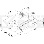 Вытяжка встраиваемая Maunfeld Ouse Touch Glass 60 черный, 60 см, 750 куб. м/ч, 48 дБ, фото18