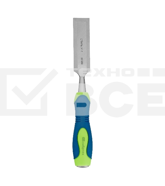 Долото-стамеска Сибртех, 30 мм, двухкомпонентная рукоятка