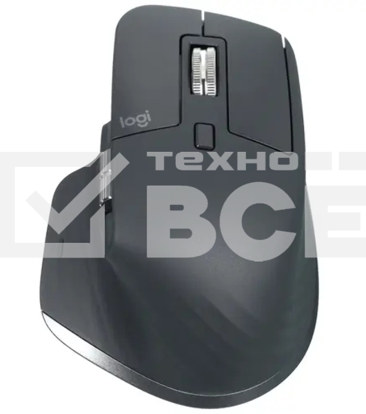 Мышь беспроводная Logitech MX Master 3s графитовый, 8000 dpi, радиоканал, Bluetooth, USB, кнопки - 7