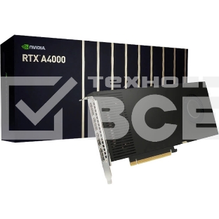 Видеокарта Nvidia RTX A4000 (ATX brackets) with ATX brackets installed (900-5G190-2200-000 alt PN)