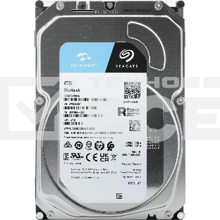 Жесткий диск Seagate 4TB  Skyhawk (ST4000VX016) OEM {Serial ATA III, 5400 rpm, 256mb, для видеонаблюдения}
