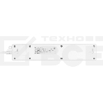 Бытовой удлинитель PowerCube, 3р с/з вык.,3USB, 3500 Вт, 16А, 1.9 м, 3*1,0 (белый) PC-5-2M, фото2