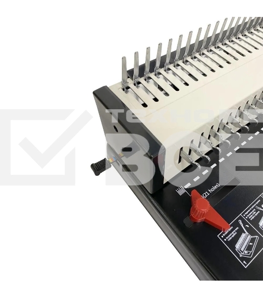 Переплетчик Office Kit B2116 A4/перф.13л.сшив/макс.450л./пластик.пруж. (4.5-45мм)