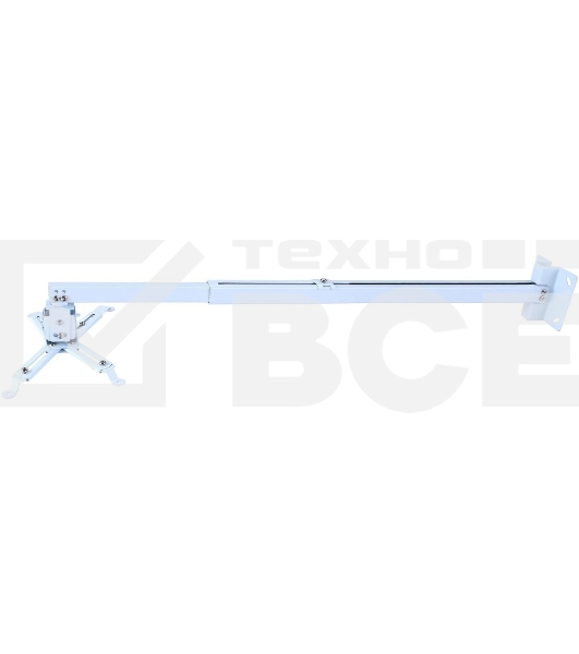 Кронштейн для проектора Buro PR04-140W белый макс.20кг потолочный поворот и наклон