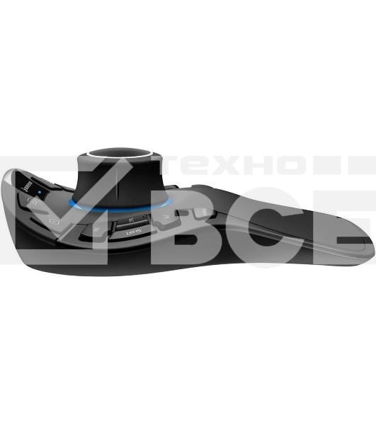 Мышь беспроводная/проводная 3DConnexion SpaceMouse Pro Wireless (3DX-700119) черный, радиоканал, Bluetooth, USB, кнопки - 15