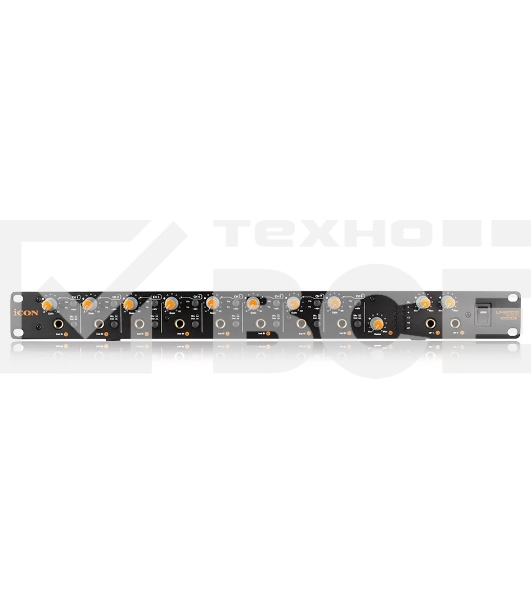 Аудиоинтерфейс USB Icon UMix 1010 Rack АЦП/ЦАП: 24 бит/192 кГц, 22-22000 Гц, 114 дБ, S/N: -114 дБ, THD+N: -100 дБ, 8xXLR/TRS, 8x1/4