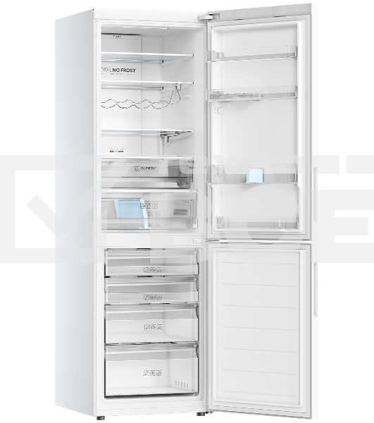 Холодильник Haier C2F636CWRGU1 белый двухкамерный 256/108 л морозилка снизу, No Frost