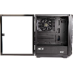 Компьютерный корпус Hiper DCB черный без БП ATX 1x120mm 1x140mm 1xUSB2.0 1xUSB3.0 audio bott PSU, фото7