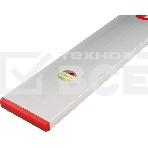 Уровень RGK U1150 пузырьковый 2глаз. магнит. серебристый/красный (752060), фото4