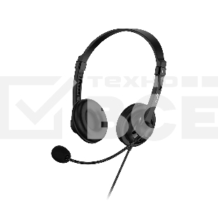 Проводные наушники Genius HS-230U черный, накладные, USB