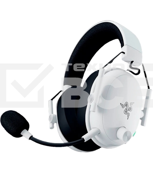 Гарнитура Razer BlackShark V3 белый, беспроводная + проводная, радиоканал, до 70 ч