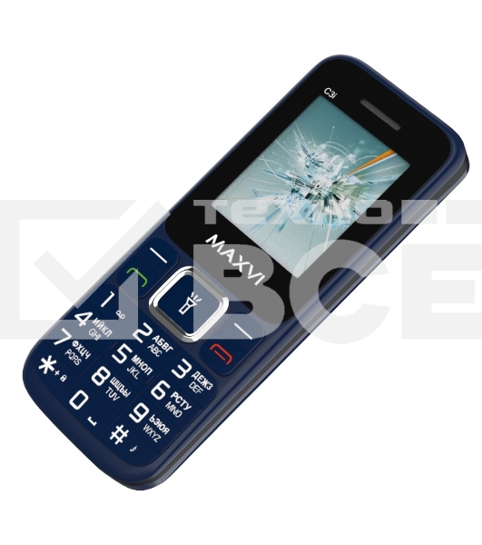 Мобильный телефон Maxvi C3i маренго