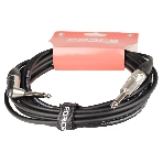 Кабель гитарный FORCE FGC-09/4.5L1/4' TS Jack - 1/4' TS Jack угловой, высококачественный, малошумящий с проводниками из безкислородной меди OFC, диаметр 6 мм, профессиональные металлические разъемы, длина 4,5 м, фото3