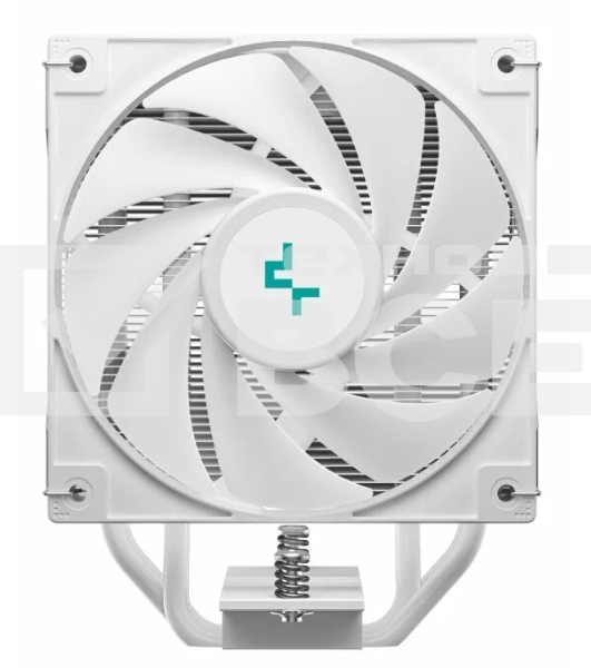 Кулер DEEPCOOL AG400 DIGITAL WH белый 120мм алюминий+медь 2100rpm 31.6db 4-pin 220W 152мм