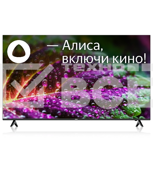 Телевизор BBK 65' 65LED-8249/UTS2C (B) черный QLED UHD 60Hz Яндекс ТВ