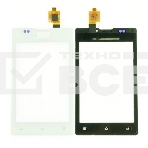Сенсорное стекло (тачскрин) для Sony Xperia E / E Dual C1505/C1605, белое, фото 1