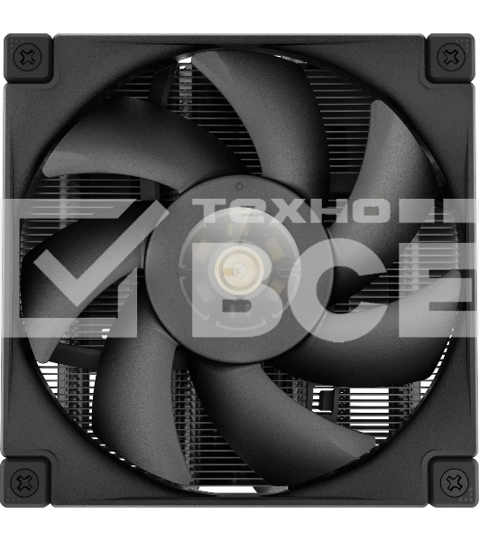 Кулер для процессора DEEPCOOL AN400 черный, 92 мм, алюминий/медь, 2950 об/мин, 23.2 дБ, 4 pin, 150 Вт, 52.5 мм