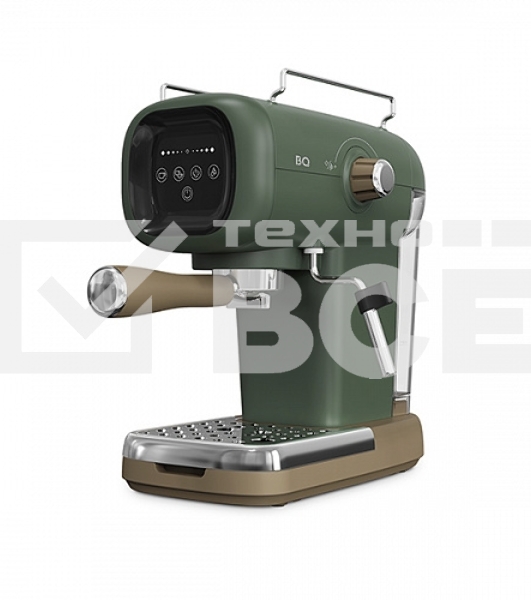 Кофеварка эспрессо BQ CM2005 зеленый, исп. кофе - молотый, 0.6 л, 1100 Вт, 20 Бар.