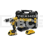 Дрель-шуруповерт DeWalt DCD796D2-QW, Аккумуляторная, 18В, 2 АКБ, Ударная, Кейс, фото2
