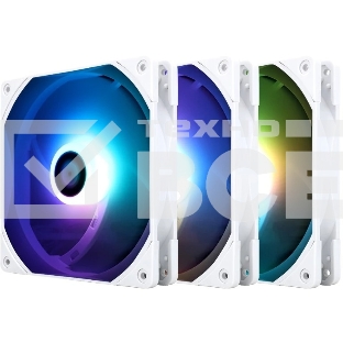 Кулер для корпуса Thermalright TL-C14W-Sx3 белый (140x140x26mm, 4-pin PWM, ARGB, 74.3CFM, 26.6dBA, 1500RPM)