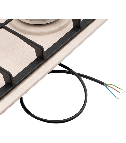 Газовая варочная панель DeLonghi OWF 46 PRO RUS независимая, бежевый