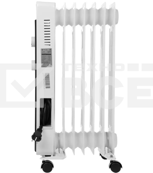 Радиатор масляный Royal Clima PARMA ROR-PR7-1500M 1500Вт белый/черный