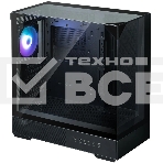 Компьютерный корпус ZALMAN P40 Prism, ATX, черный, WINDOW, 2x3.5