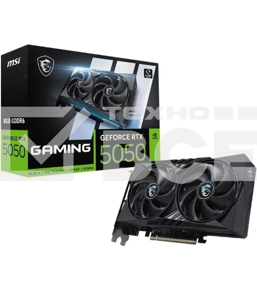 Видеокарта MSI RTX 5050 GAMING 8Gb GDDR6 128bit 3xDP HDMI 2FAN RTL
