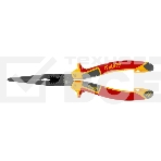 Длинногубцы прямые Denzel диэлектрические рукоятки до 1000 В, трехкомпонентные рукоятки, 205 мм, фото6