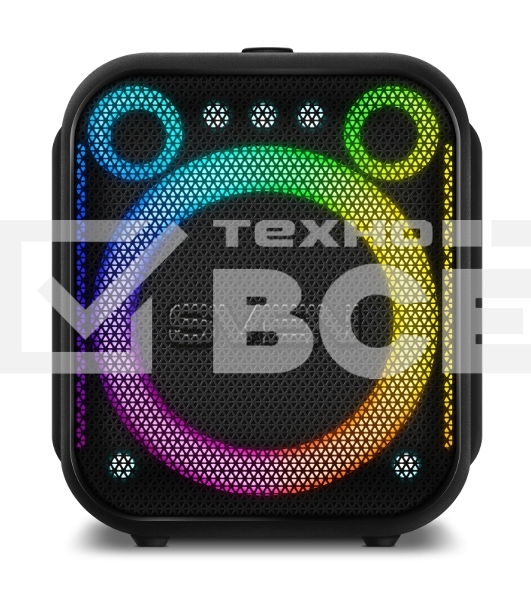 Портативная колонка SVEN PS-880, черный, 1.0, 110 Вт (RMS), Bluetooth, FM, USB, microSD, LED-дисплей, аккумулятор