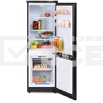 Холодильник Бирюса B418 черный двухкамерный 125/55л морозилка снизу, фото3