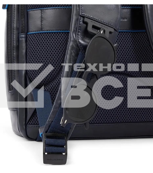 Рюкзак мужской Piquadro Blue Square Revamp CA4818B2V/N черный кожа