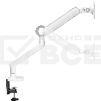 Кронштейн для мониторов Ultramounts UM719W белый 17'-35' макс.10.5кг крепление к столешнице поворот и наклон, фото9