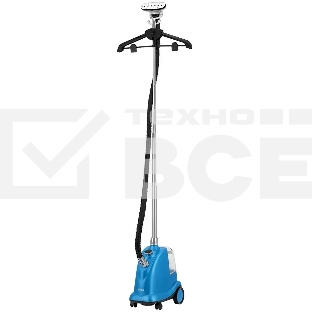 Отпариватель Kitfort КТ-9352 голубой/черный, 2350 Вт, 50 г/мин, 3000 мл