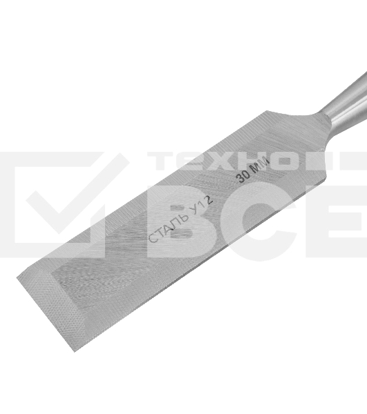 Долото-стамеска Сибртех, 30 мм, двухкомпонентная рукоятка