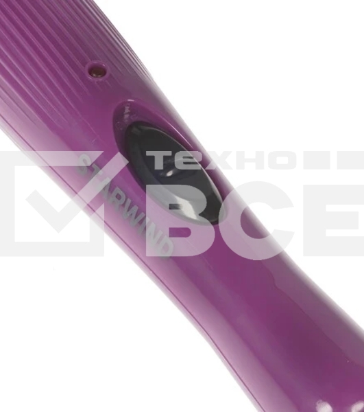 Щипцы для завивки волос Starwind SHE3101 фиолетовый, 13-19 мм, 200 °C, 1 режим