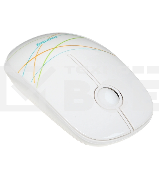 Комплект клавиатура+мышь Smartbuy 218346AG беспроводной, USB, 1500 DPI, белый