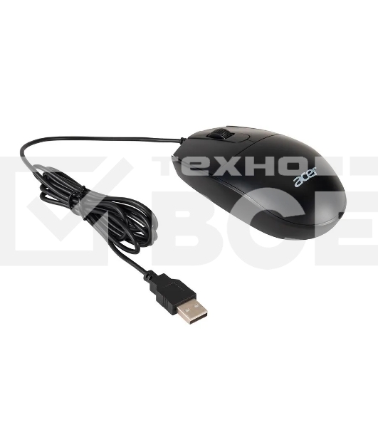 Клавиатура + мышь Acer OMW141 клав:черный мышь:черный USB