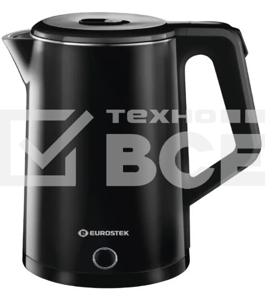 Чайник Eurostek EEK-3030, 2 л, Черный технология двухслойного корпуса COOL TOUCH