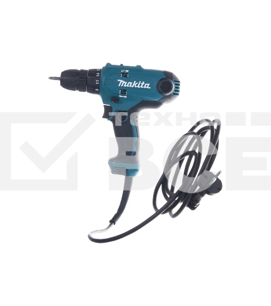Дрель Makita DF0300 { 320Вт,БЗП-10мм,0-450\0-1500об\м,1.2кг,кор }