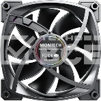 Вентилятор для корпуса Montech AX120 ARGb 120х120x25 черный 4-pin 27дБ (AX120 PWM BLACK) Ret, фото5