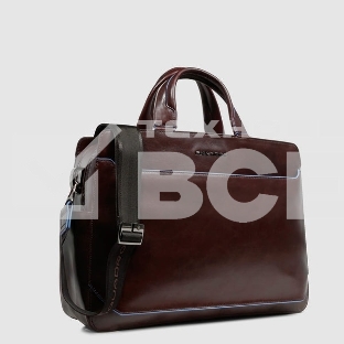 Сумка для ноутбука Piquadro Blue Square CA6590B2/MO, натур.кожа, красное дерево