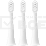 Сменные насадки для электрической щетки Xiaomi Mijia Sonic Electric Toothbrush T100 MBS302 3шт, фото 1