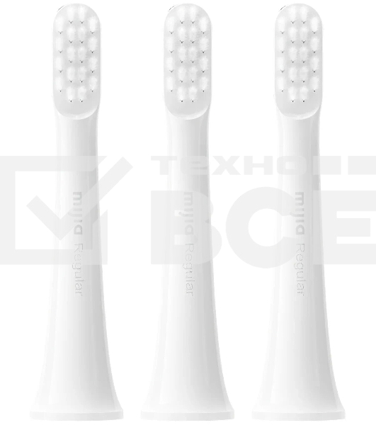 Сменные насадки для электрической щетки Xiaomi Mijia Sonic Electric Toothbrush T100 MBS302 3шт