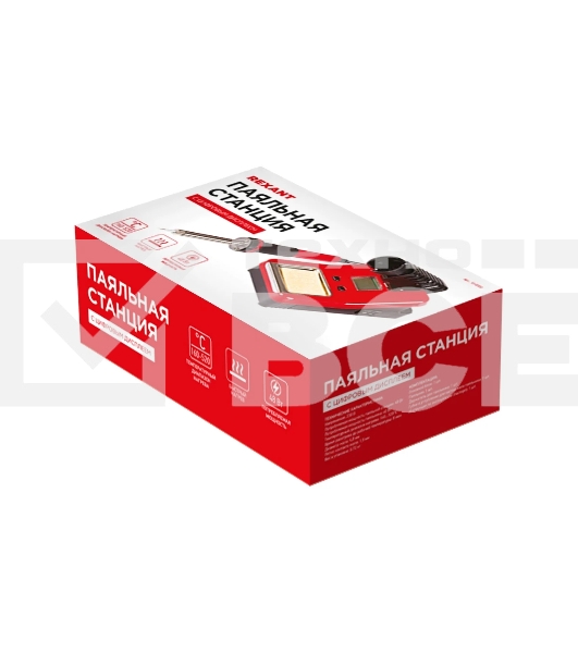 Паяльная станция Rexant (12-0150) (160-520°С) цифровой дисплей 220V/40 Вт