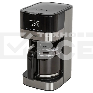 Кофеварка капельная Pioneer CM052D серебристый/черный, исп. кофе - молотый, 1.5 л, 900 Вт